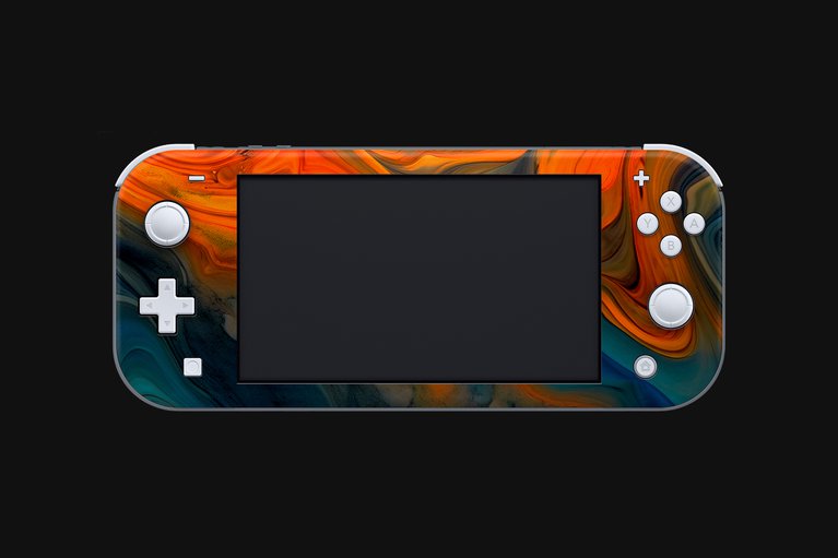 Razer Skins - Nintendo Switch Lite - Sludge - Full -view 1