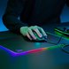 Razer Firefly V2 (RGB Chroma) Closeup with Male Model on Razer Workstation with Mouse (Angled View)