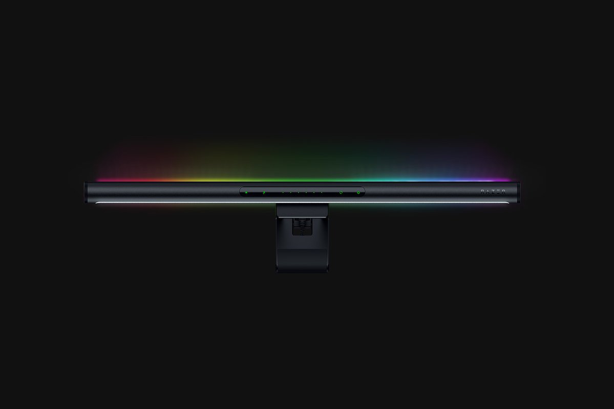 Lampada Da Monitor Razer Aether Light Bar - LED RGB Regolabile, Per Gaming E Lavoro, USB - Foto 7
