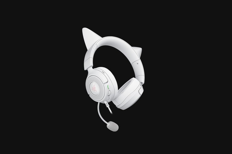 Razer Kraken Kitty V3 - White -view 1