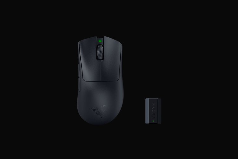 Razer DeathAdder V3 Pro - 黑色 - Classic Base - 8000 Hz -view 1