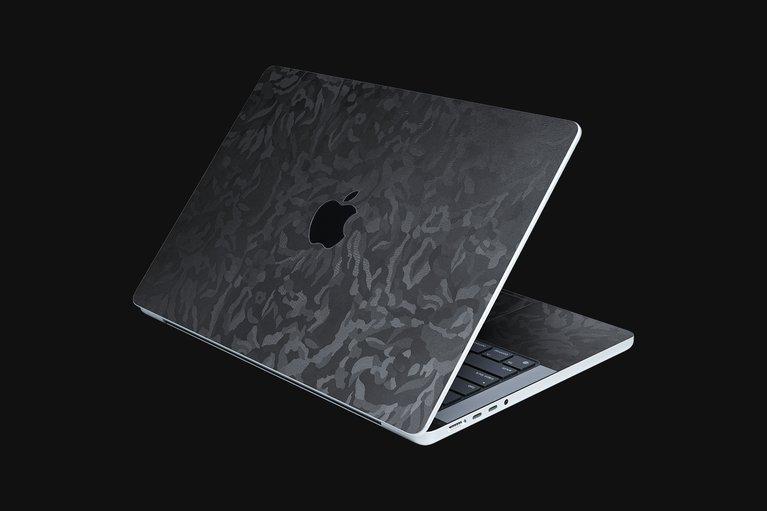 Razer Skins - MacBook Pro 14 - Black Camo - Full -view 1