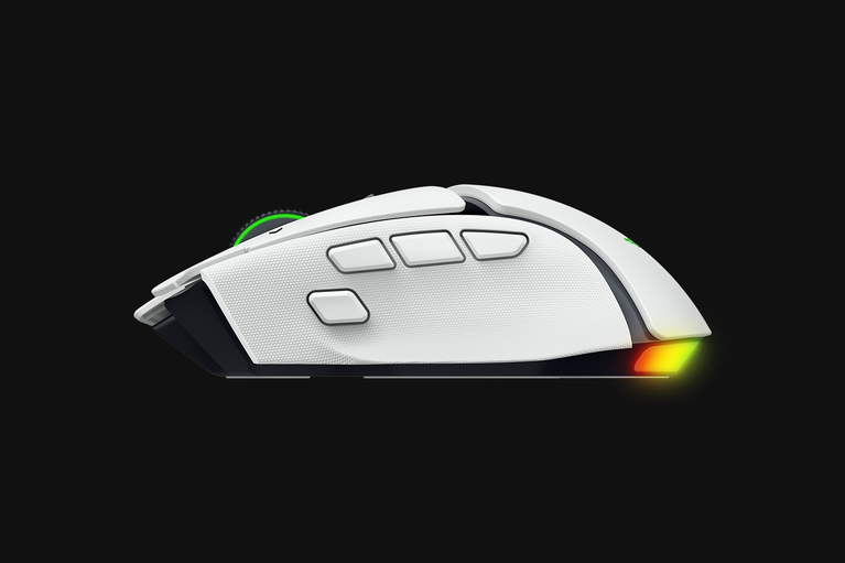 Razer Basilisk V4 Pro - White -view 1