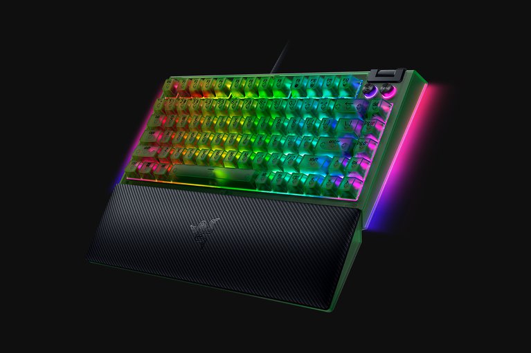 Razer BlackWidow V4 75% - US - Phantom Green Edition - 1 보기