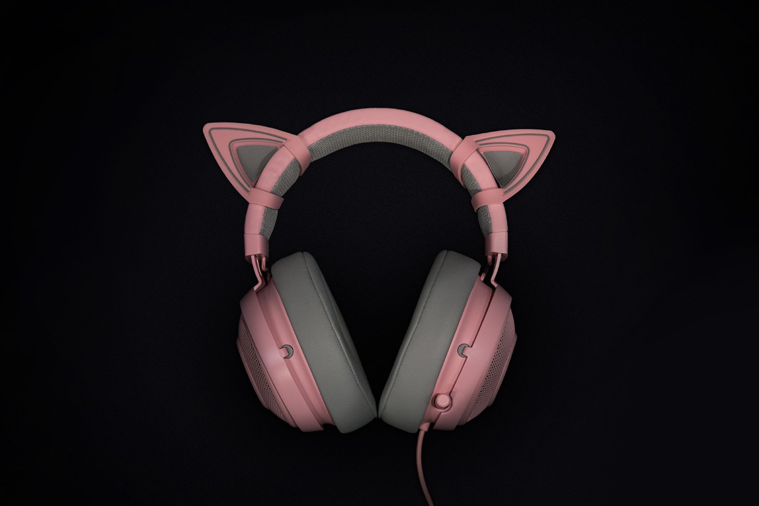 Kitty Ears For Razer Kraken Quartz Audio