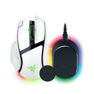 Razer Basilisk V4 Pro - White + Mouse Dock V2 Pro