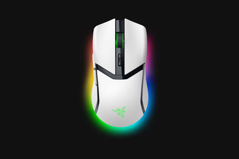 Razer Cobra Pro - White + HyperFlux V2 Wireless Charging System - Cloth Edition -view 1