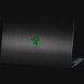 Razer Blade 17 (Angled View) Skin - Brushed Metal (Black) Full