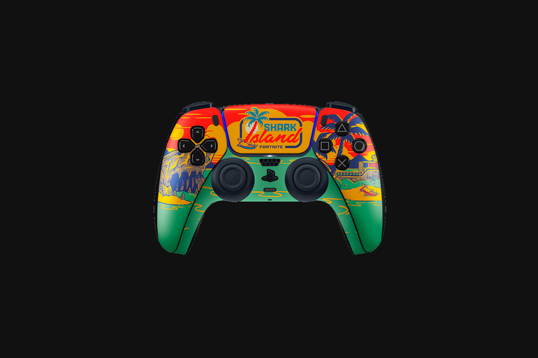 Razer Skins - PlayStation 5 (Disc) - Fortnite - Shark Island - Complete -view 1