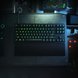 Razer Huntsman V2 Tenkeyless (Red Switch) US (Black) - Dark Lab Background (Top-Down View)