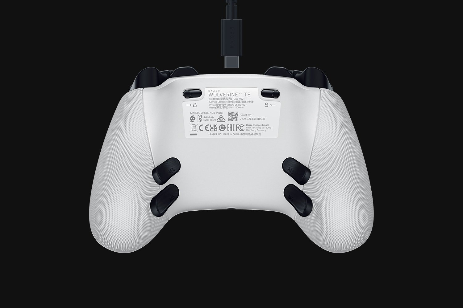 Razer Wolverine V3 Tournament Edition - White