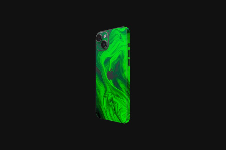 Razer Skins - iPhone 15 Plus - Acid Sludge - Full -view 1