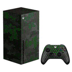 Razer Skins - Xbox Series X - Green Hex Camo - Complete
