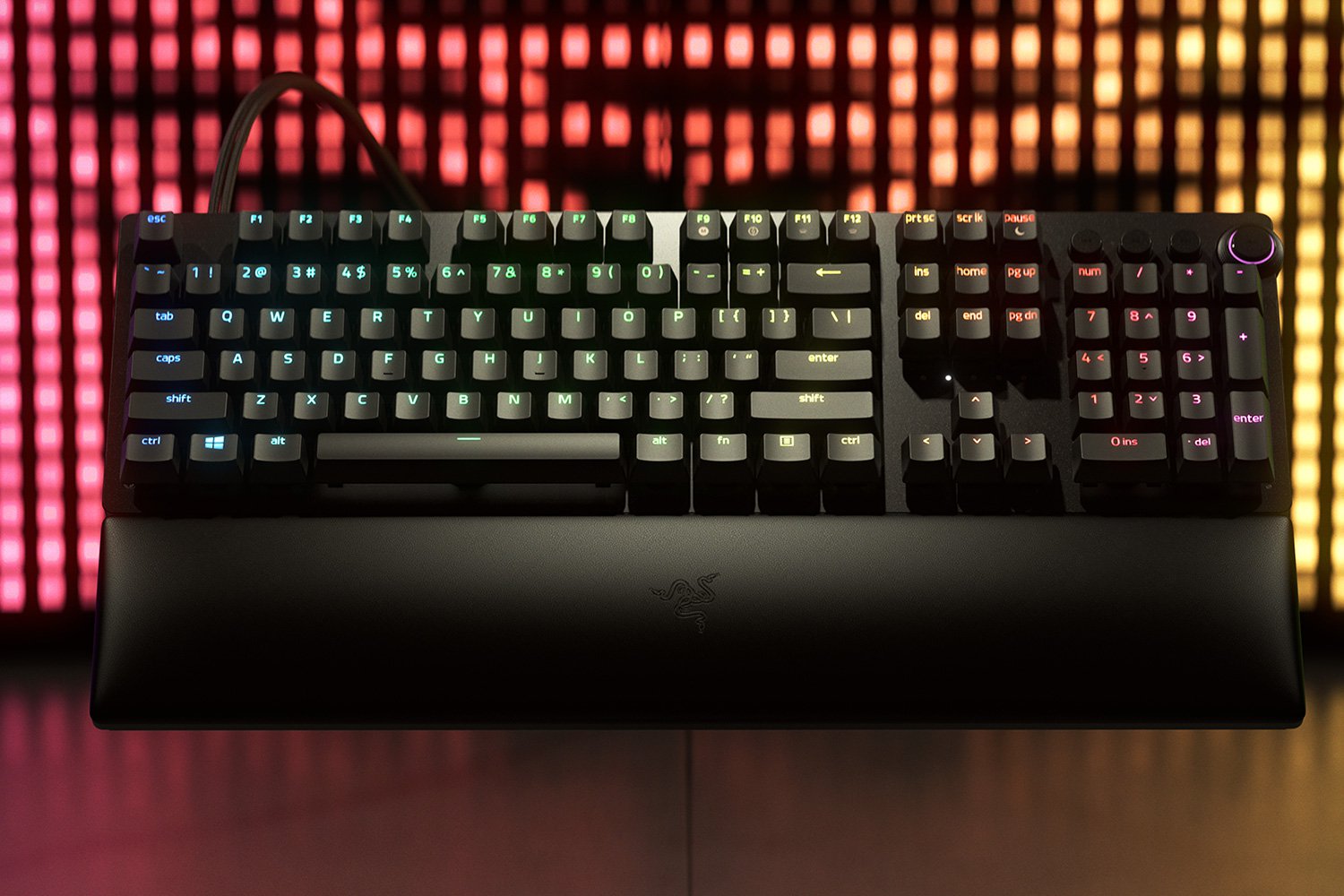 Razer Huntsman Analog US - Warm LED Backboard