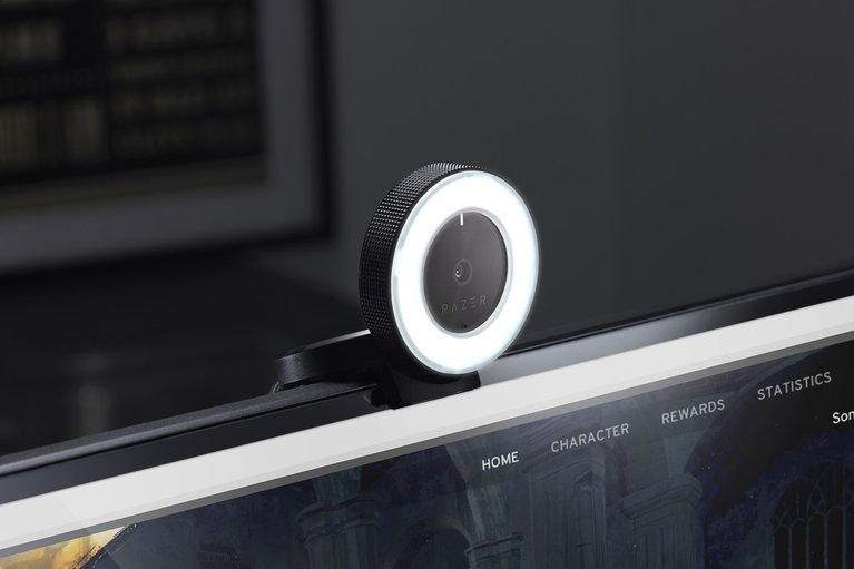 razer kiyo ring light 1080p hd webcam