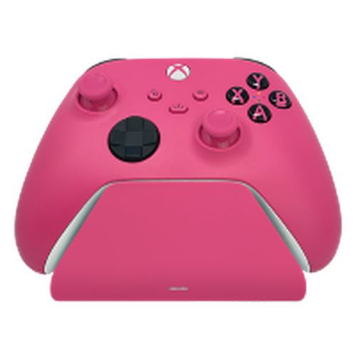Image of Razer Universal Quick Charging Stand for Xbox - Charging Stand for Xbox, Xbox Series X|S and Xbox One Elite Controller - Deep Pink Special Edition