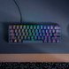 Razer Huntsman Mini US Clicky (Black) with Razer Viper Mini - Black Surface (Top Down View)