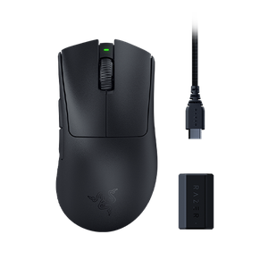 Razer DeathAdder V3 Pro - Black - Smooth-Touch - 8000 Hz