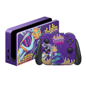 Razer Skins - Nintendo Switch OLED - Fortnite - Stipple City 1 - Complete