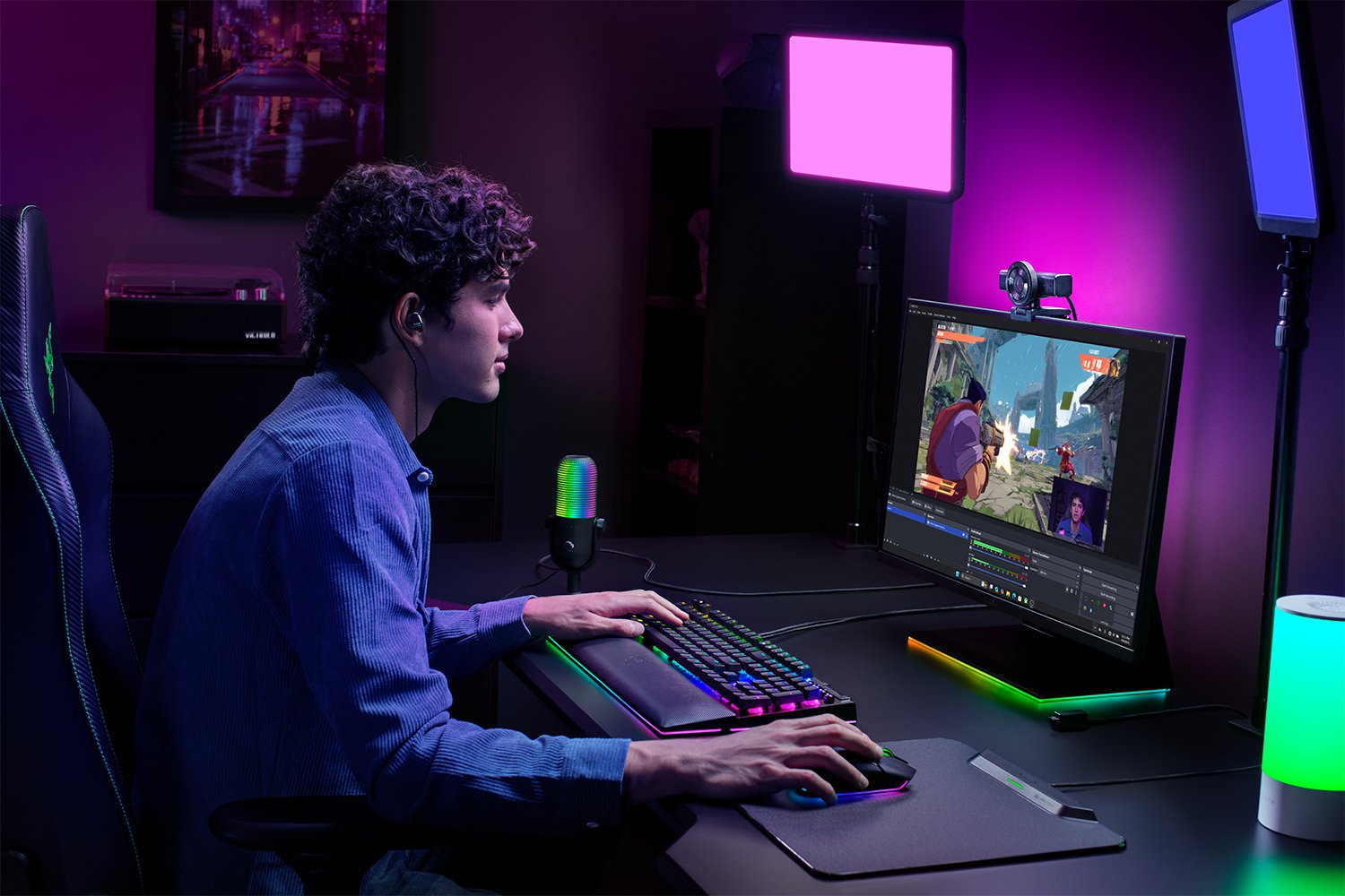 Razer Kiyo V2 - Schwarz