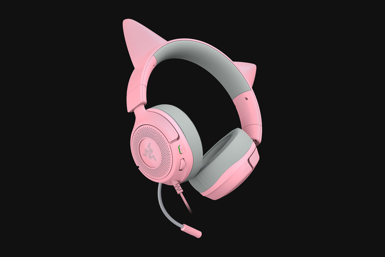 Razer Kraken Kitty V3 X - Quartz -view 1