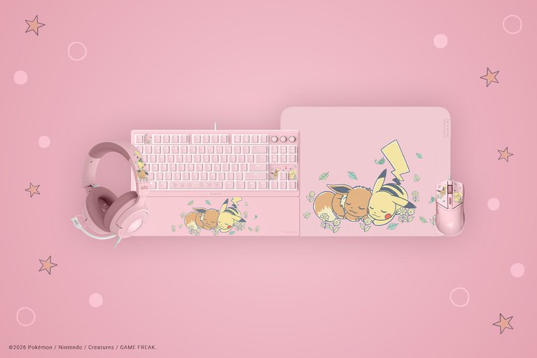 Razer Pikachu & Eevee Collection -view 1