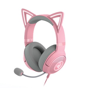 Casque filaire RGB avec oreilles de chat