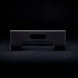 Razer Laptop Stand (Black) - Black Background with Light (Back View)
