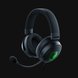 Razer Kraken V3 - Black Background with Light (Angled View)