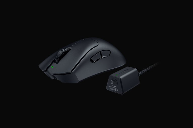 Razer DeathAdder V3 Pro - Negro - Smooth-Touch - 8000 Hz -view 1