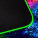 Razer Goliathus Chroma Mat (Black) Stitching Closeup - Shiny Black Surface (RGB Powder)