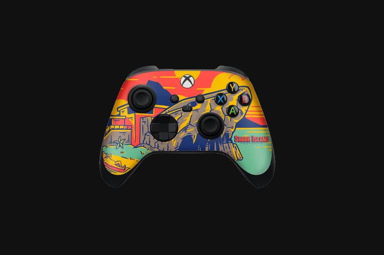 Razer Skins - Xbox Series S - Fortnite - Shark Island - Complete -view 1