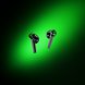 Razer Hammerhead Wireless X - Black Background with Green Spotlight