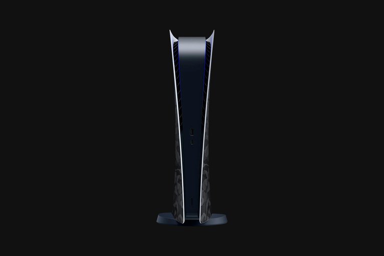 Razer Skins - PlayStation 5 (Digital) - Black Camo - Console -view 1