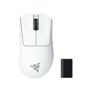 Razer DeathAdder V3 Pro - White - Classic Base - 8000 Hz