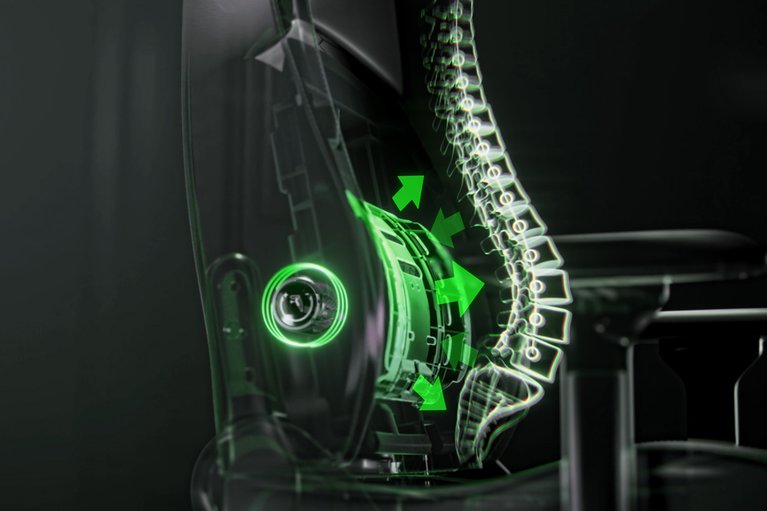 Razer Iskur V2 - Nero -view 1