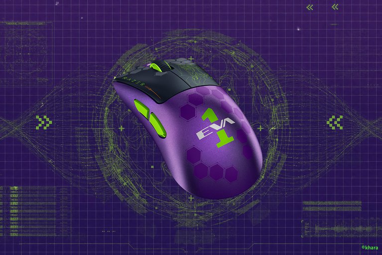 Razer DeathAdder V4 Pro + Gigantus V2 - XXL - Evangelion (EVA-01) Edition Bundle - 檢視 1