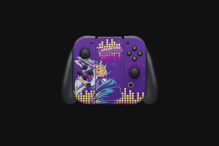 Razer Skins - Nintendo Switch OLED - Fortnite - Stipple City 1 - Complete -view 1