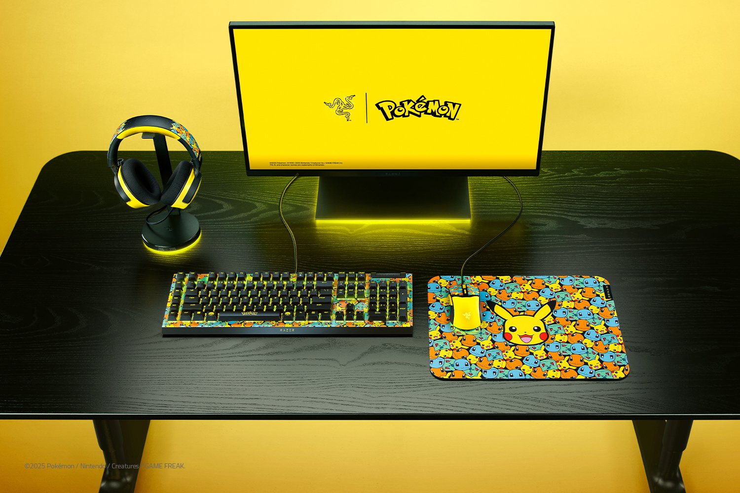 Razer BlackWidow V4 X - Green Switch - US - Pokémon Edition