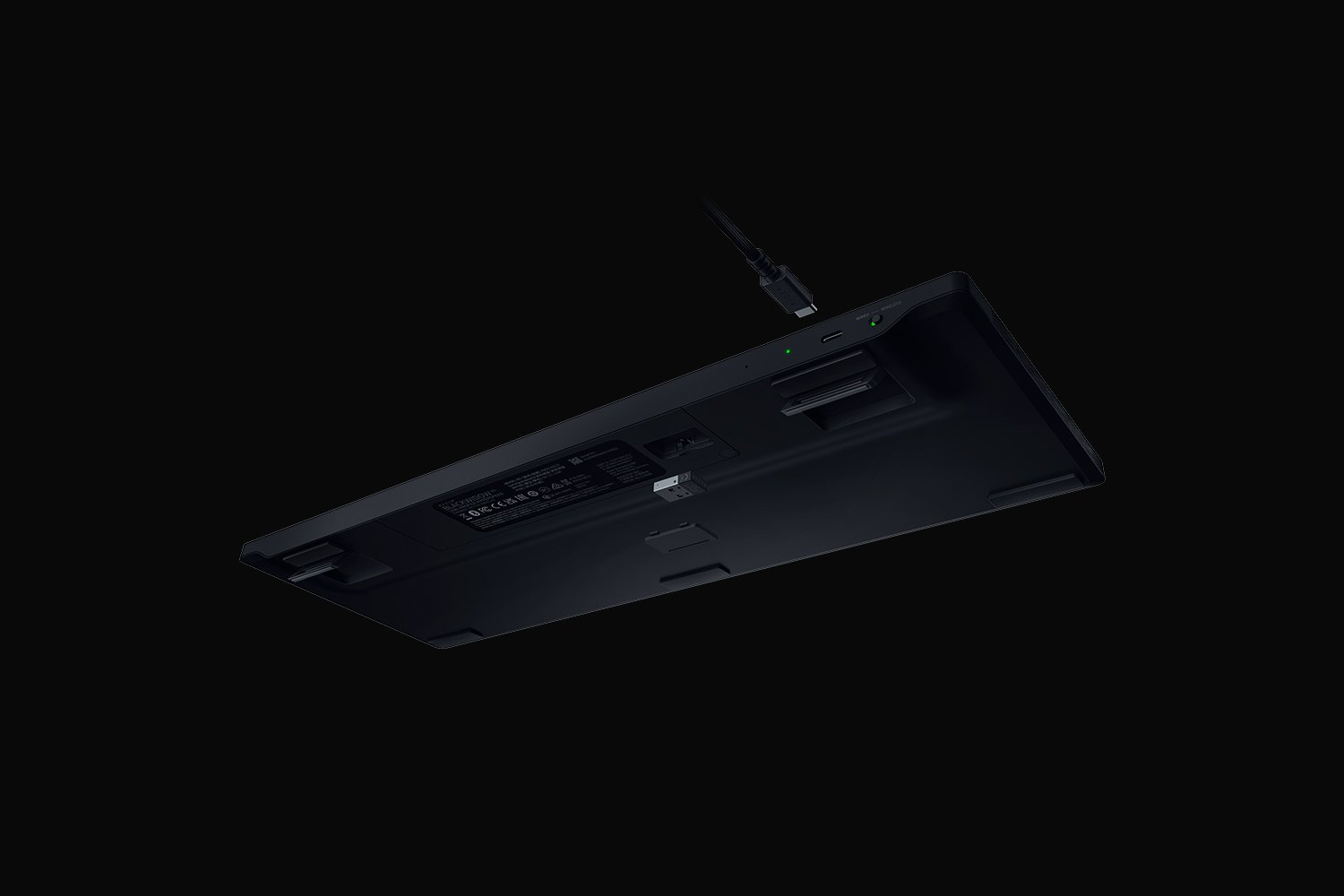 Razer BlackWidow V4 Low-Profile HyperSpeed - Switch verdi - US