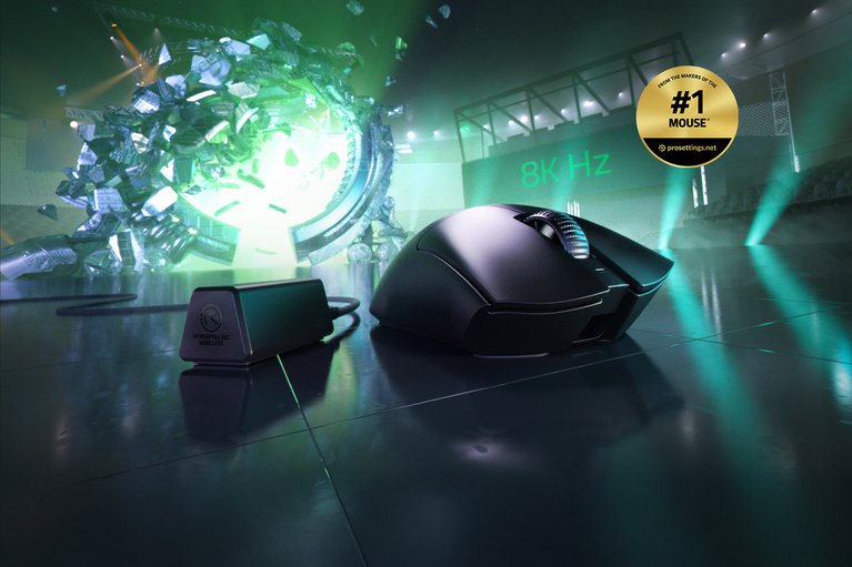 Razer DeathAdder V3 Pro - Black - Smooth-Touch - 8000 Hz -view 1