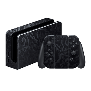 Razer Skins - Nintendo Switch OLED - Black Camo - Complete