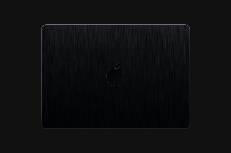 Razer Skins - MacBook Air 13 - Black Metal - Full -view 1