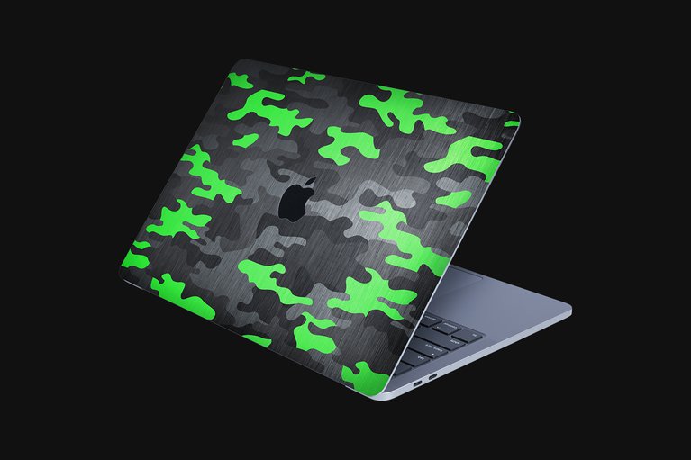 Razer Skin - MacBook Pro 13 - Large Camo (Green) - Top -view 1