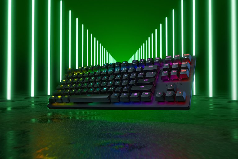 Razer Huntsman Tournament Edition - US - Black Keycaps