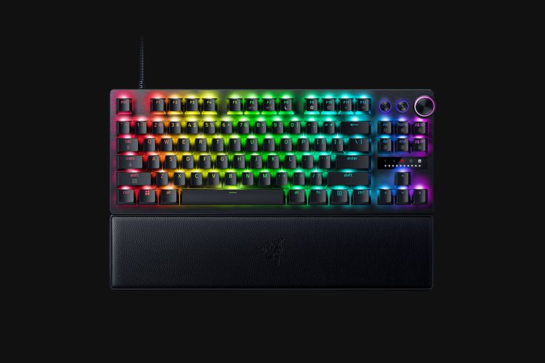Razer Huntsman V3 Pro Tenkeyless 8KHz - FR - Schwarz -view 1