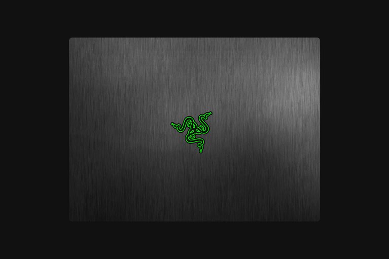 Razer Skins - Razer Blade 14 - Black Metal - Top -view 1