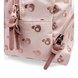 Nintendo Switch Mini Backpack - Animal Crossing (Bellionaire Rose Gold) Zipper Closeup - White Background (Side View)