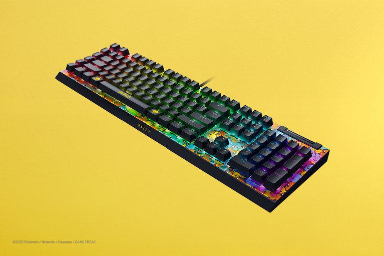Razer BlackWidow V4 X - Green Switch - US - Pokémon Edition -view 1