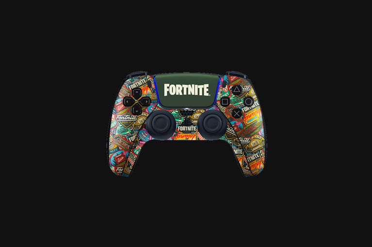 Razer Skins - PlayStation 5 (Disc) - Fortnite - Landscape 3 - Complete -view 1
